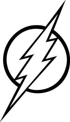 Black and White Superhero Logo - flash superhero logo black and white - Google Search | flash | Flash ...
