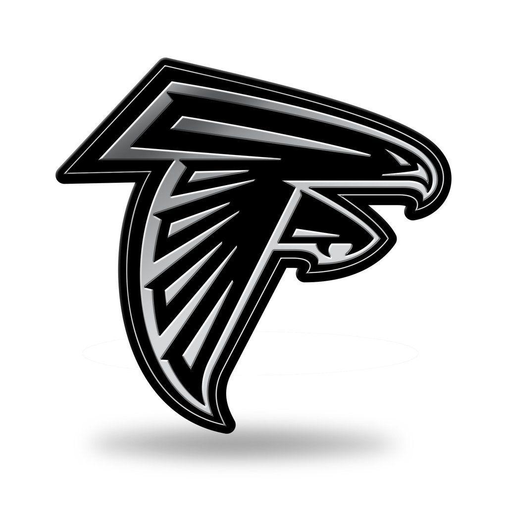 White Falcons Logo - Atlanta Falcons Logo 3D Chrome Auto Emblem NEW!! Truck or Car! Rico