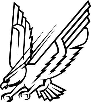 White Falcons Logo - Free Falcon Logo Clipart, Download Free Clip Art, Free Clip Art