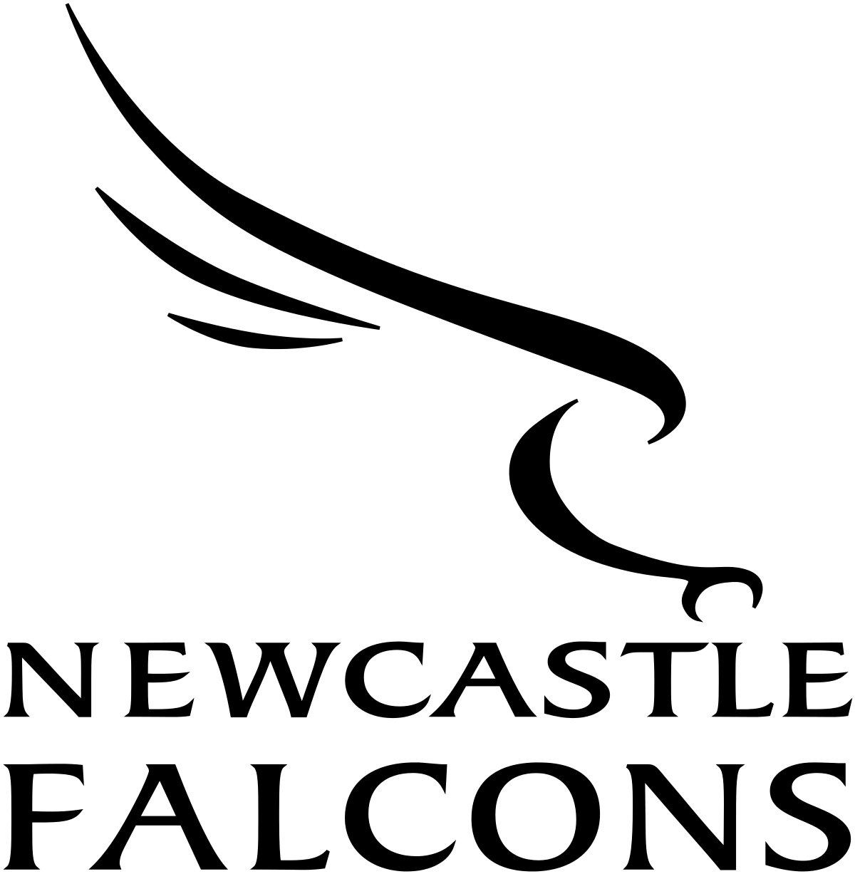 White Falcons Logo - Newcastle Falcons