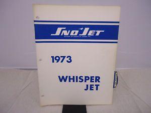 Whisper Jet Logo - Vintage 1973 SnoJet Whisper Jet Illustrated Parts Manual OEM 209298 ...