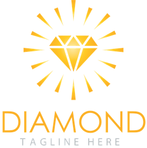 Yellow Diamond Logo - Diamond Logo Vector (.EPS) Free Download