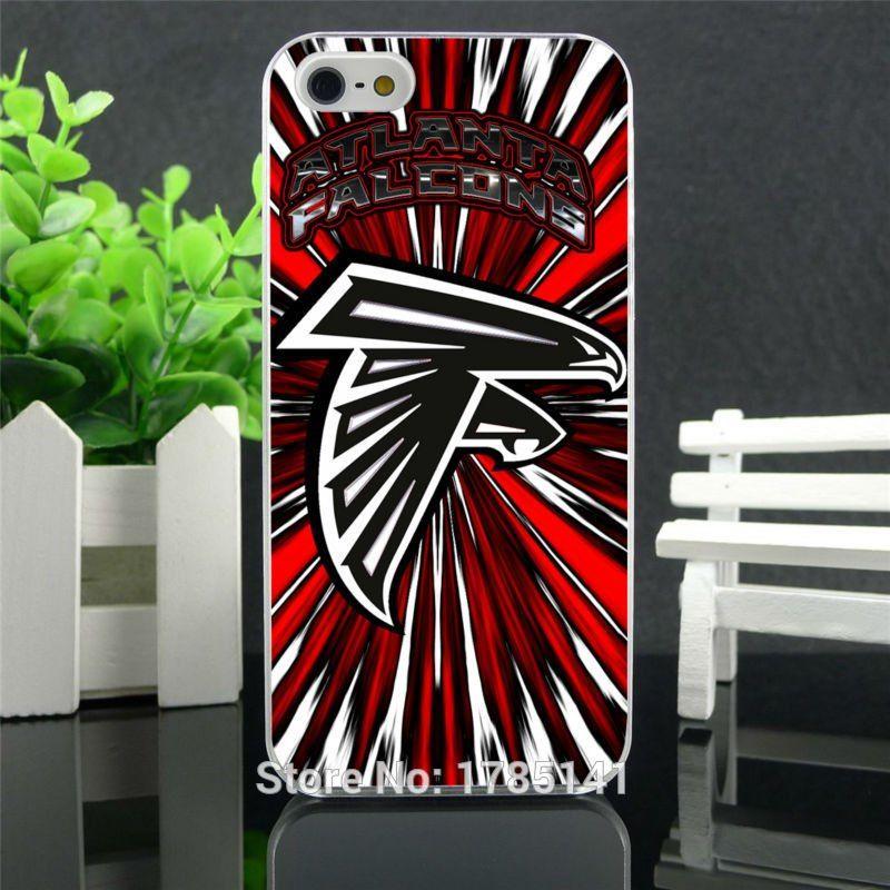 White Falcons Logo - 1pcs NFL Atlanta Falcons LOGO hard white Skin Case for iphone 5 5s 4