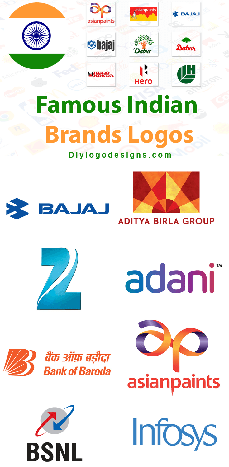 Popular Product Logo - 75+ Top Famous Indian Brands Logos Collection #logodesigns #logos ...