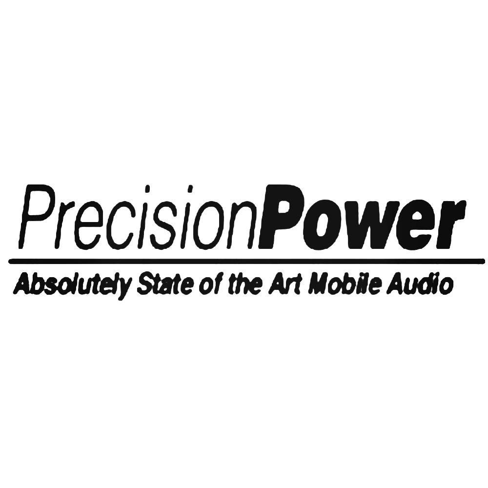 Precision Power Audio Logo - Precision Power Audio Logo Vinyl Decal Sticker