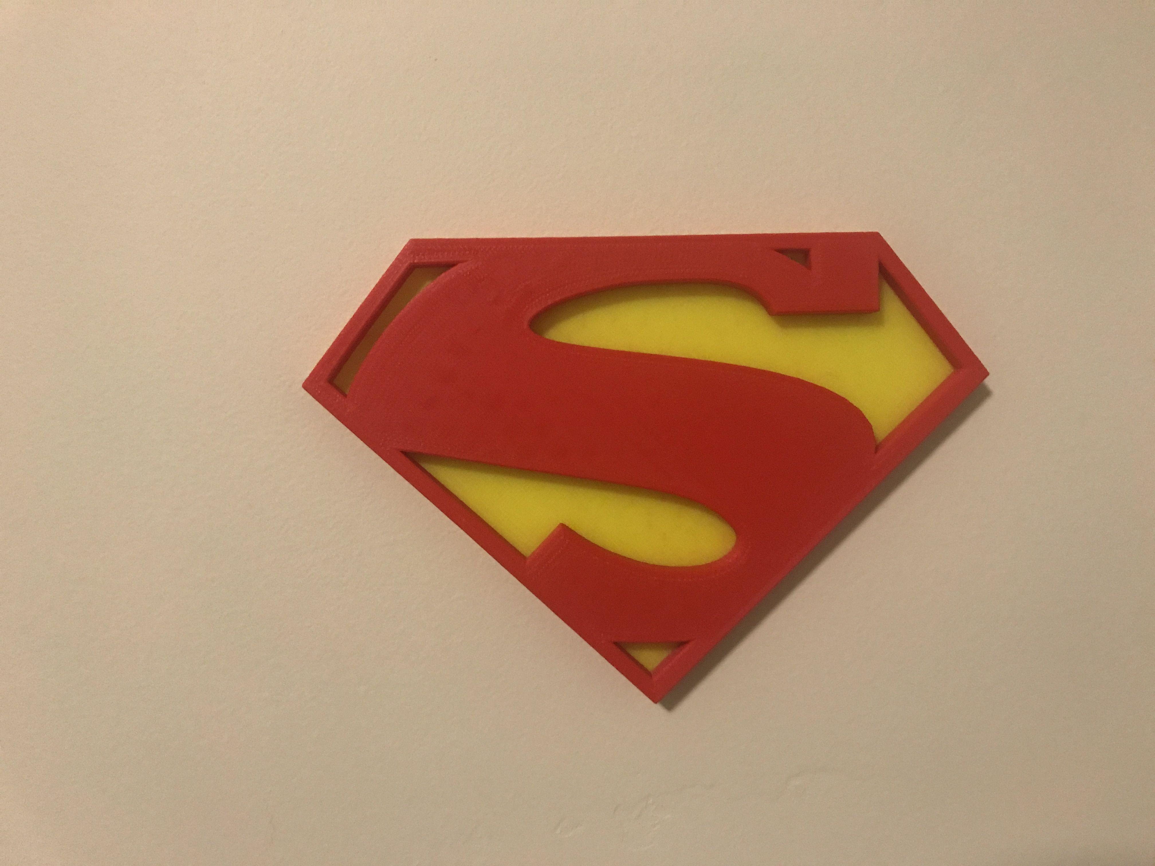 New 52 Superman Logo - Superman Logo (New 52) by Zorn88 - Thingiverse