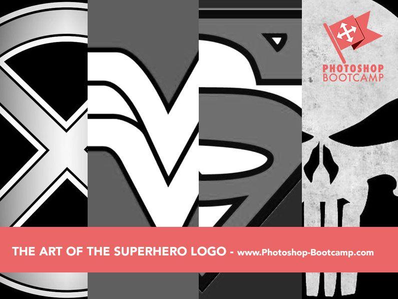 Before and After Superhero Logo - The Art Of The Superhero Logo - Four Clean, Simple, Bold Logos ...