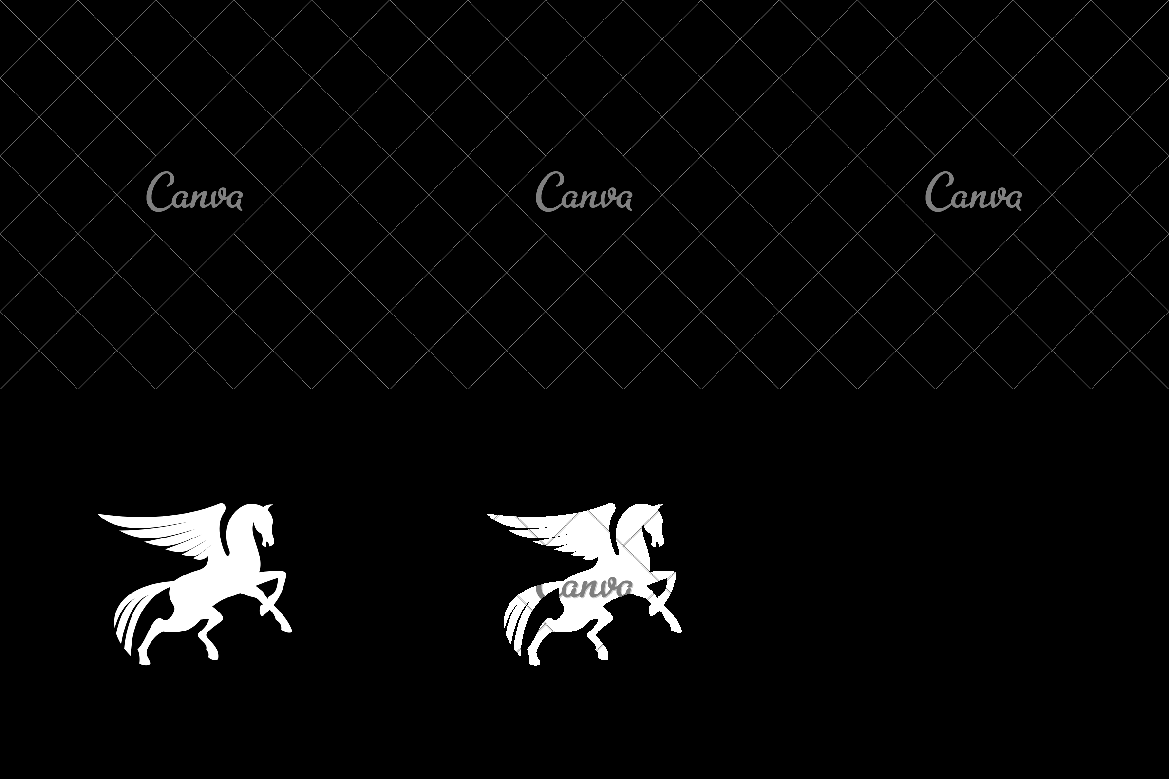 Flying Unicorn Logo - Flying Unicorn Icon - Icons by Canva