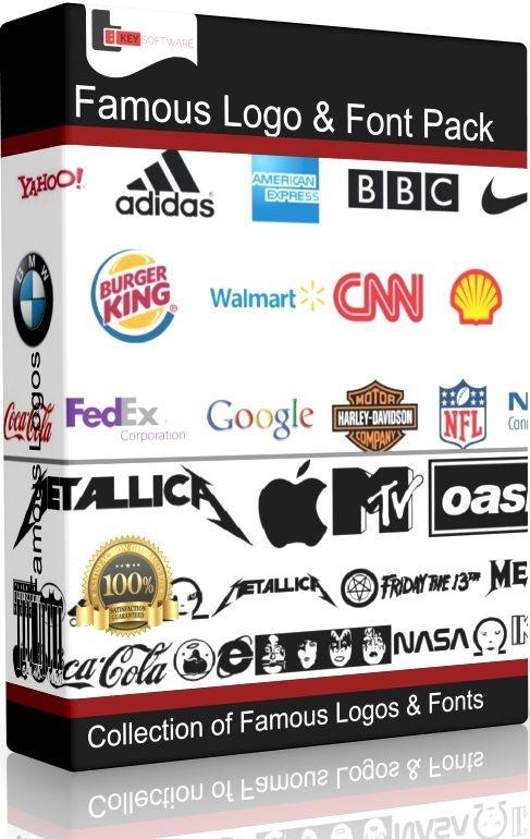 Famous Product Logo - Famous Logos and Fonts Collection DVD | Image Signs Design Vinyl ...