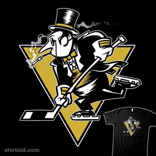Penguins Hockey Logo - Go! Penguin Go! | Shirtoid