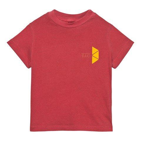 Red Triangle Rooster Logo - The Animals Observatory Maroon Tao Triangles Rooster T-Shirt ...