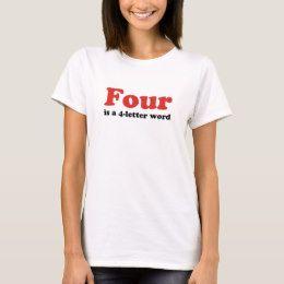 Four Letter Clothing and Apparel Logo - Four Letter Word Hanes Clothing & Apparel | Zazzle