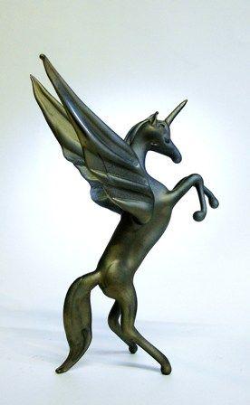 Flying Unicorn Logo - The glass unicorns