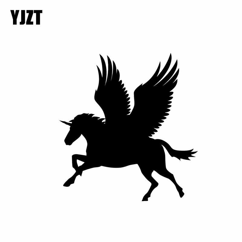 Flying Unicorn Logo - Detail Feedback Questions about YJZT 11.6*12.4CM Handsome Flying ...