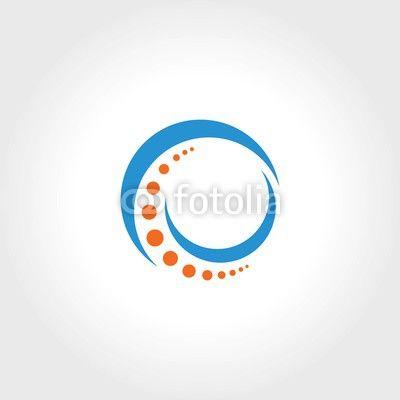Dots Orange Swirl Logo - round dot swirl logo | Buy Photos | AP Images | DetailView
