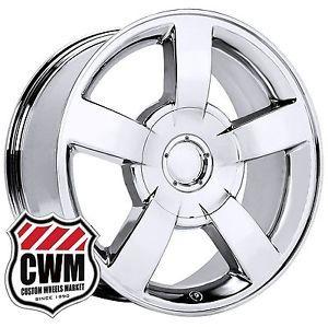 SS Rims Logo - OE Replica 112C 22 inch Chevy Silverado SS Wheels Chrome Rims GMC ...
