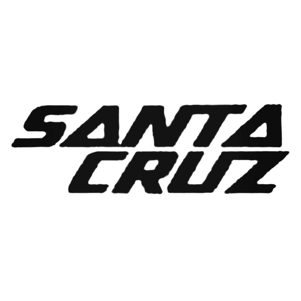 Santa Cruz Logo - Santa Cruz Bicycles Stacked Logo Decal Sticker