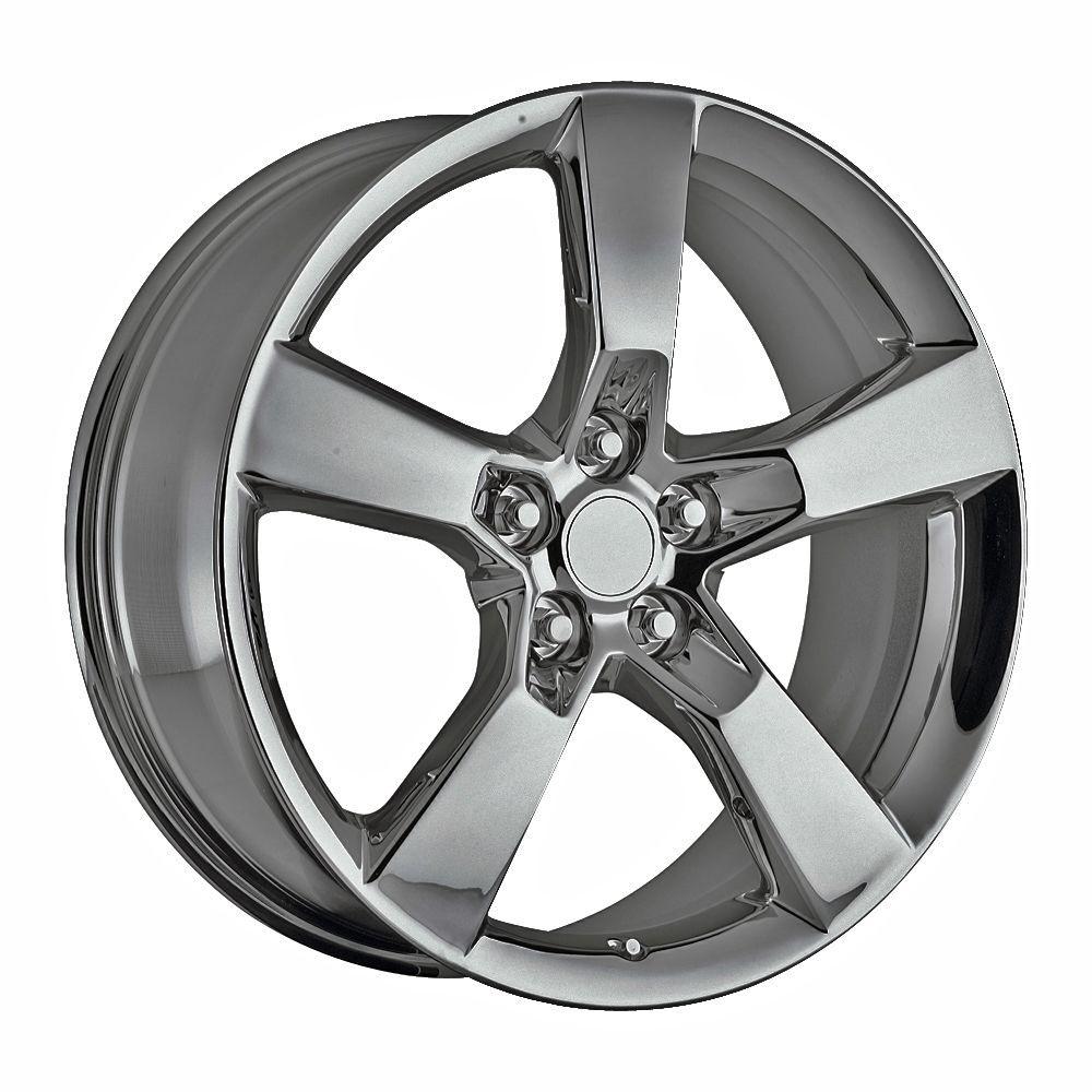 SS Rims Logo - Fits Chevrolet Camaro SS Staggered Wheels PVD Black Chrome 20x8