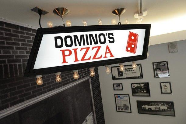 Old Domino's Pizza Logo - Domino's Pizza renews its lease, plans to expand at Ann Arbor