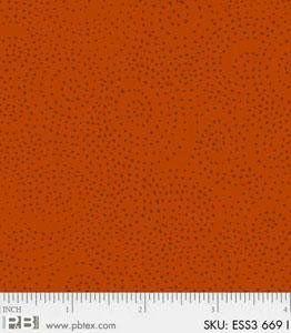Dots Orange B Logo - P & B Textiles Bear Essentials 3 Swirl Dots Orange