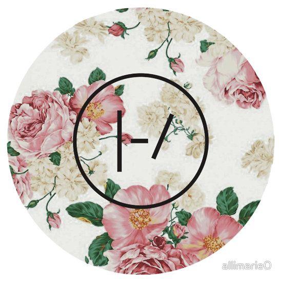 FOB Flower Logo - Twenty One Pilots Logo(flower background). Identity