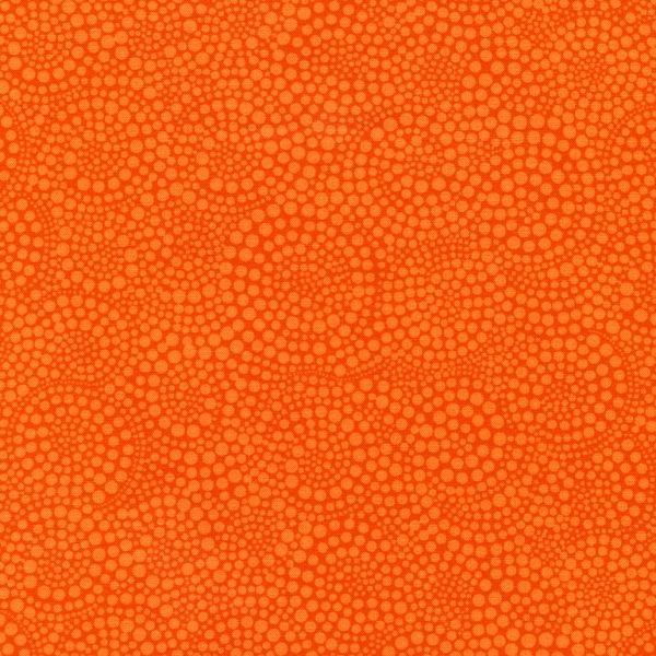 Dots Orange Swirl Logo - Pop Swirl Dots Orange Fabric Dressmaker