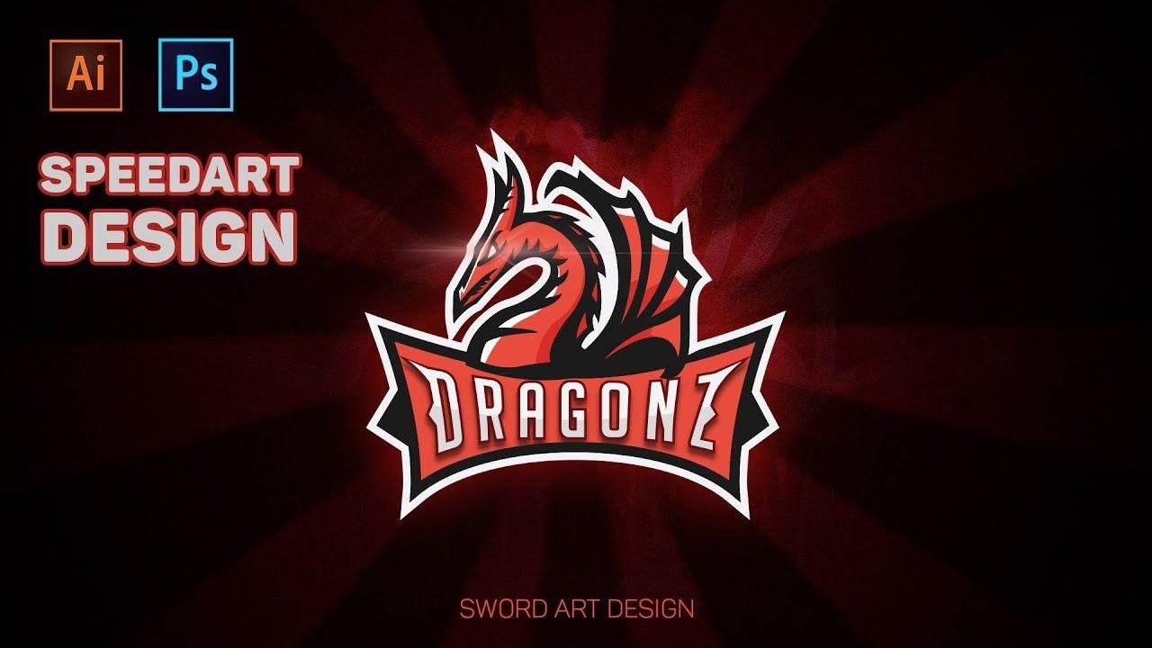 Epic Dragon Logo - 4ulogo.com - ILLUSTRATOR + PHOTOSHOP | Speedart Design - Epic Dragon ...