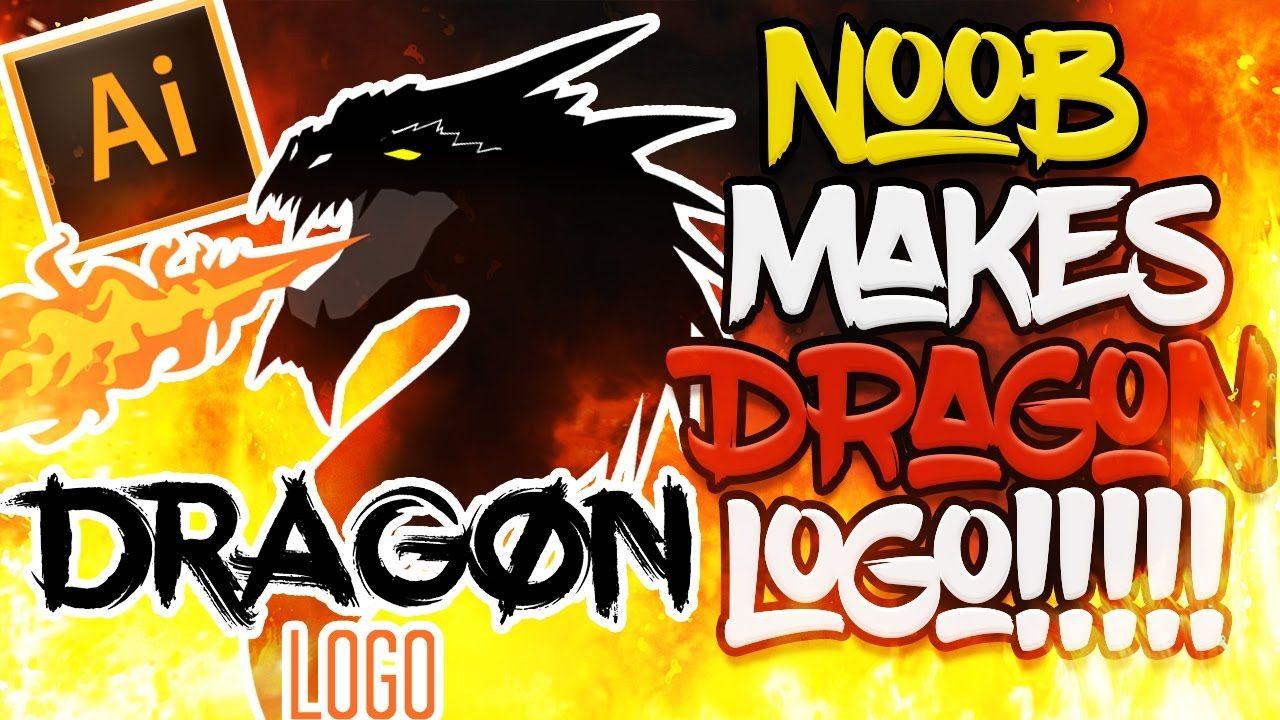 Epic Dragon Logo - Making an Epic Dragon Logo With Illustrator! (Speed Art)