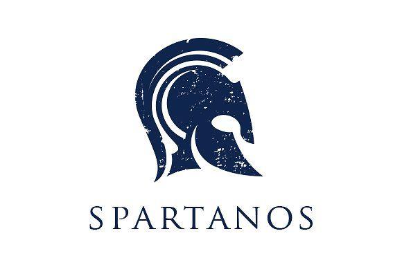 Blue Spartan Logo - Spartan Logo Logo Templates Creative Market