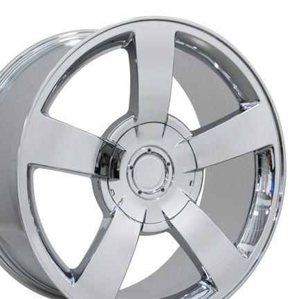 SS Rims Logo - Fits Chevrolet Silverado SS Wheels Rims Chrome Set of 4 20x8.5