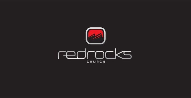 Red and Grey Church Logo - Red Rocks Church Logo & Website - Ryan Works