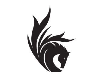 Winged Horse Logo - Pegasus Designed