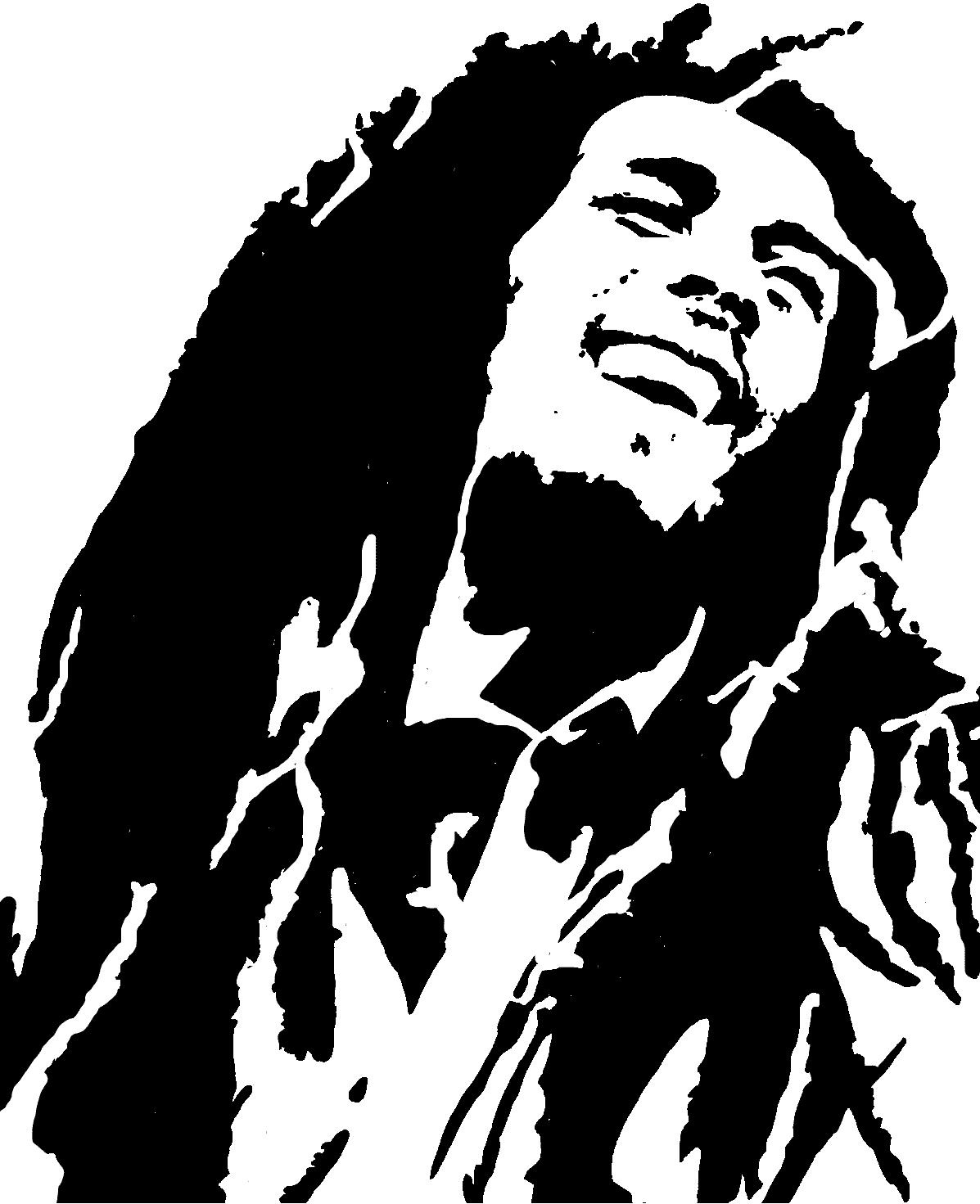 Bob Marley Black and White Logo - Free Bob Marley Cliparts, Download Free Clip Art, Free Clip Art on ...