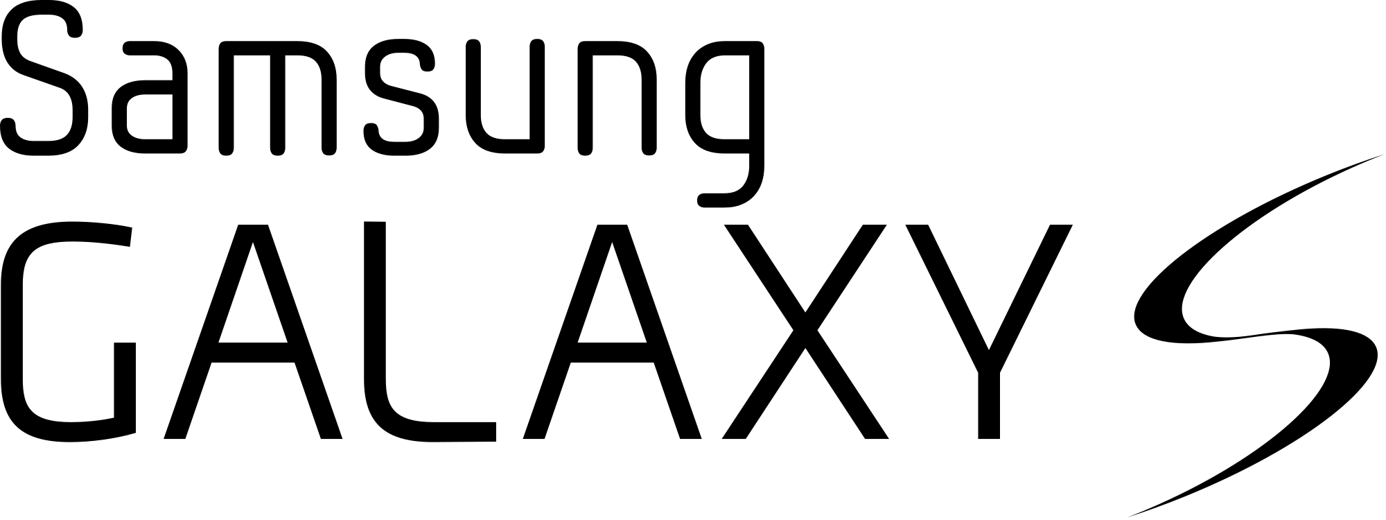 Samsung S Logo - File:Samsung Galaxy S logo.svg - Wikimedia Commons
