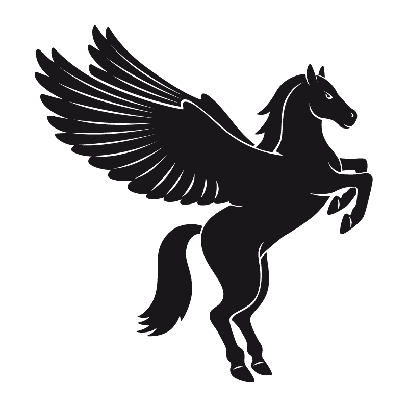 Winged Horse Logo - Pegasus the flying horse - Search result: 160 cliparts for Pegasus ...