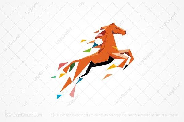 Winged Horse Logo - horse logo online logo maker free winged horse logo template ...