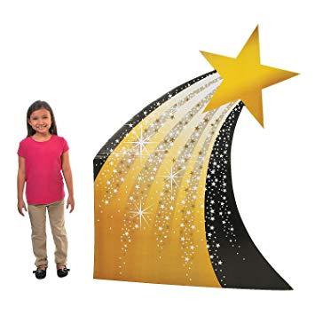 Personal Care Shoot Logo - Shooting Star Cardboard Stand Up: Health & Personal Care
