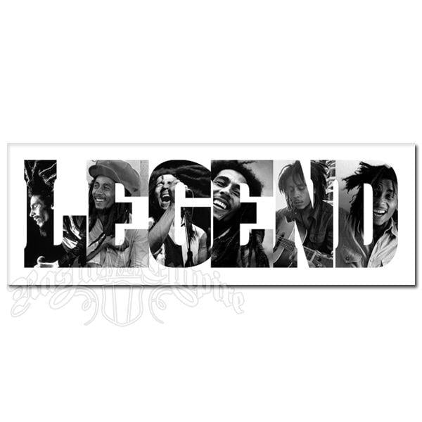 Bob Marley Black and White Logo - Bob Marley Legend and Photo Poster @ RastaEmpire.com