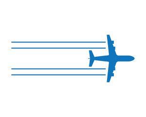 Blue Plane Logo - Travel And Royalty Free Image, Vectors