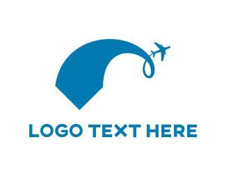 Blue Plane Logo - Airline Logo Maker