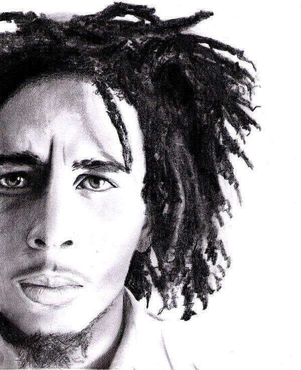Bob Marley Black and White Logo - Awesome Bob Marley Artworks