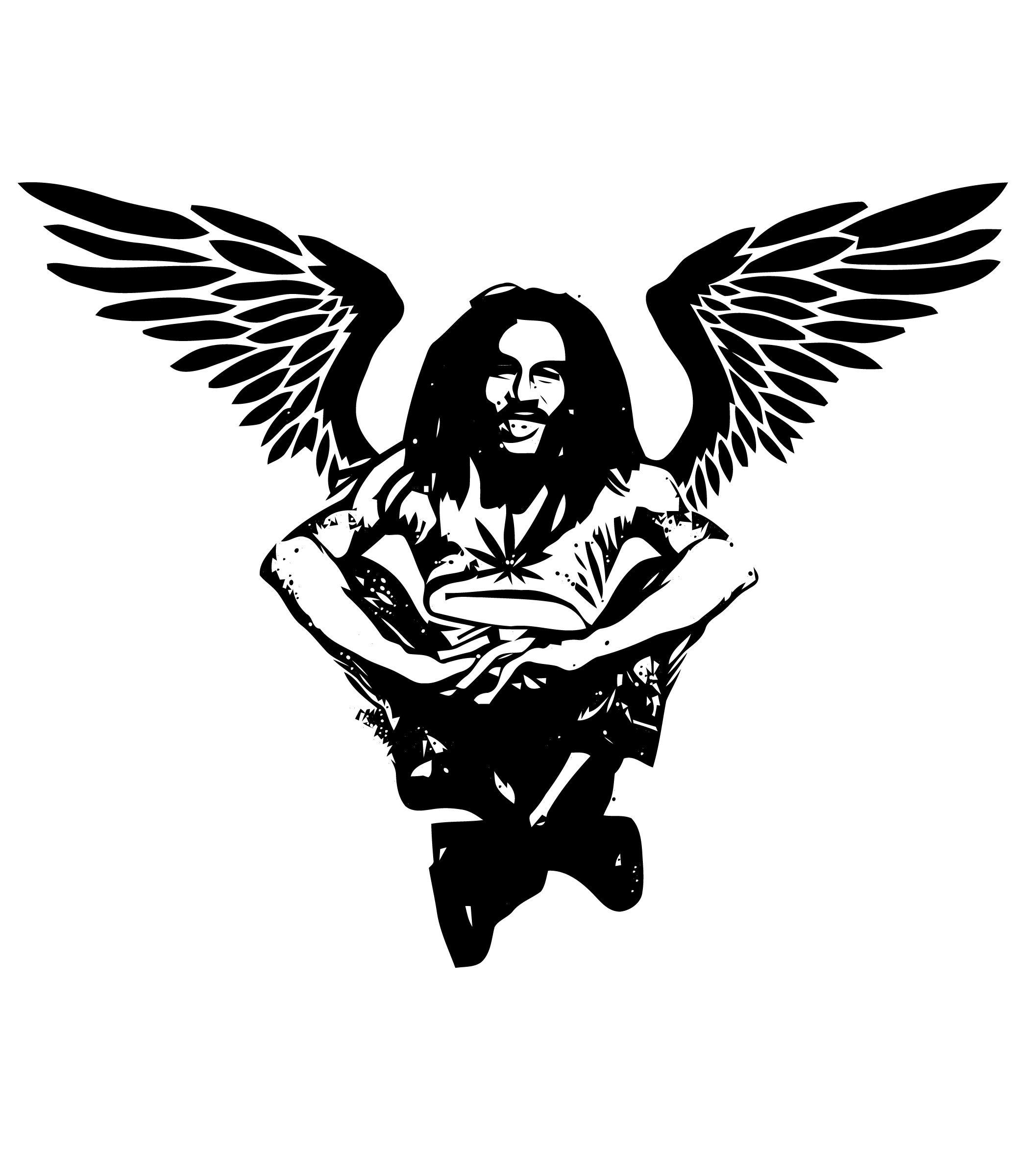 Bob Marley Black and White Logo - Natural Mystic, Marley at his best. T-Shirt Design By Filip Cocos ...