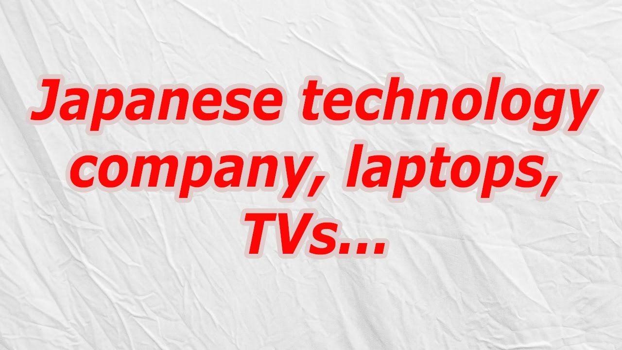 Japanese Technology Company Logo - Japanese technology company, laptops, TVs CodyCross Crossword