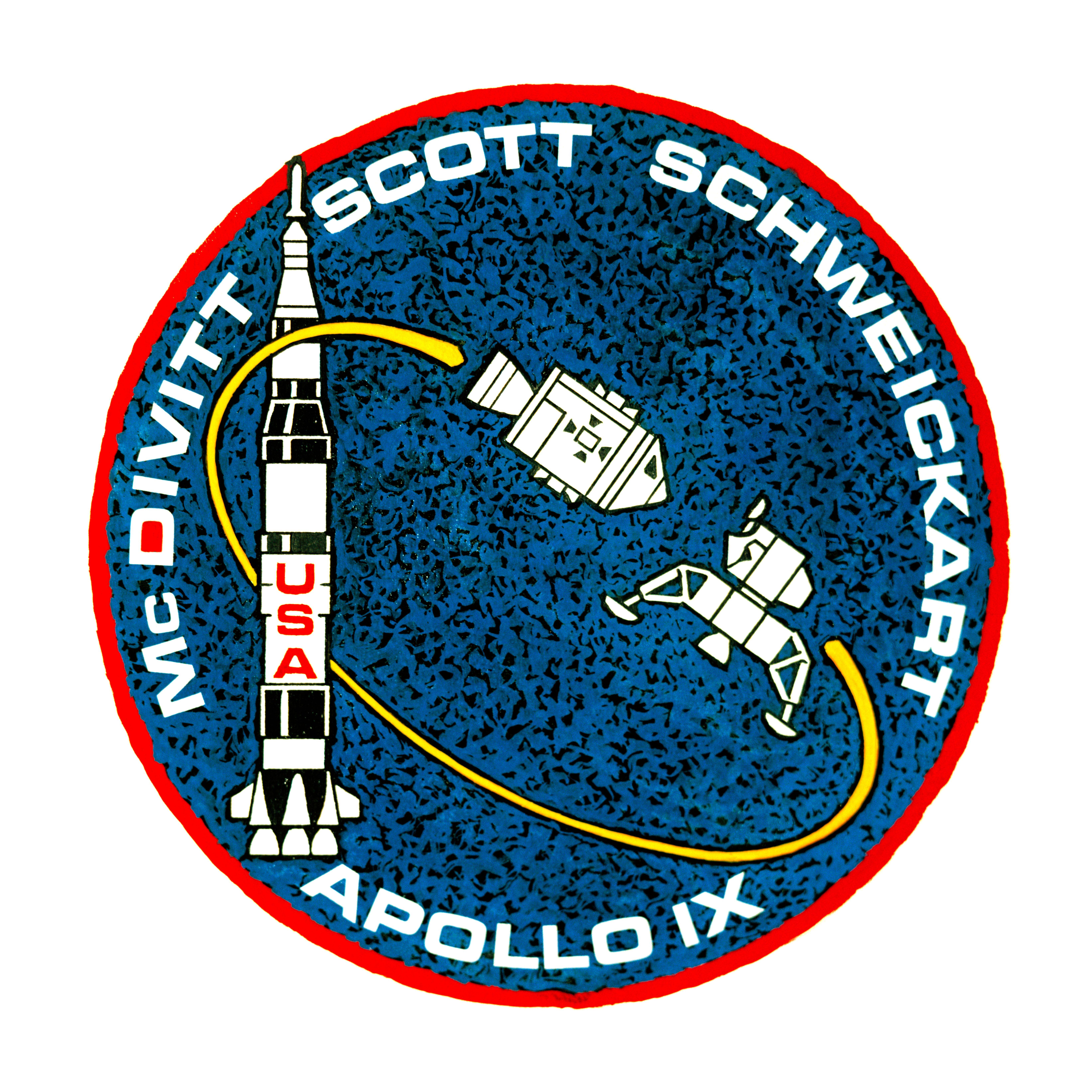 Saturn V NASA Logo - Apollo Program Mission Patches