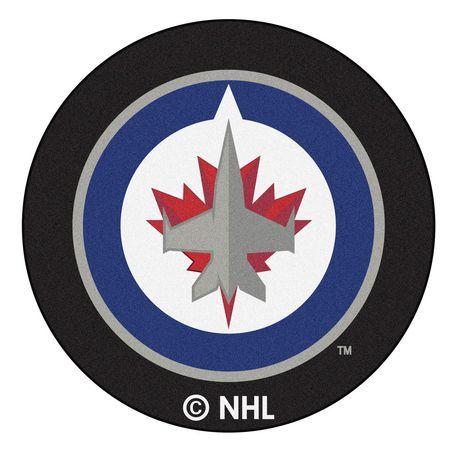 NHL Jets Logo - NHL Winnipeg Jets Hockey Puck Rug | Walmart Canada