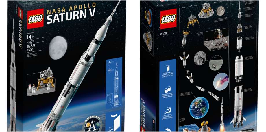 Saturn V NASA Logo - LEGO releases amazing replica of NASA Apollo Saturn V rocket