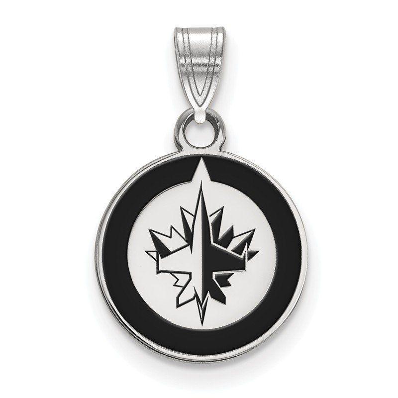 Jets Hockey Logo - Crews Jewelry: NHL Sterling Silver Winnipeg Jets NHL Pendant