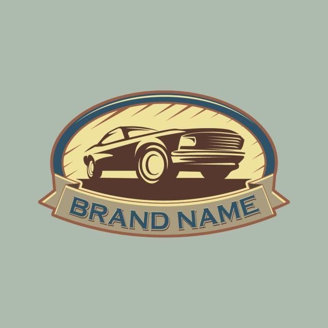 Retro Automotive Logo - a template of classic or vintage or retro car logo design Template ...