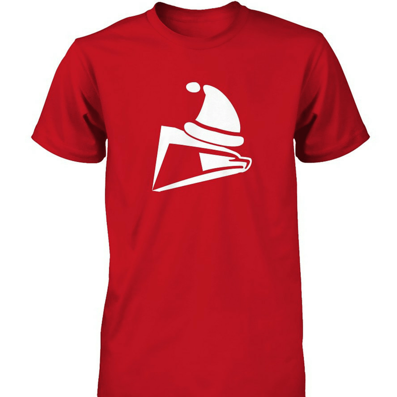 Postal Eagle Logo - Postal Worker Santa Christmas t-shirt. USPS eagle logo wearing Santa ...