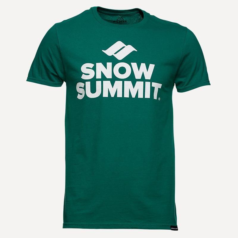 Snow Summit Logo - Adult Snow Summit Short Sleeve Tee - Big Bear Mountain Resort